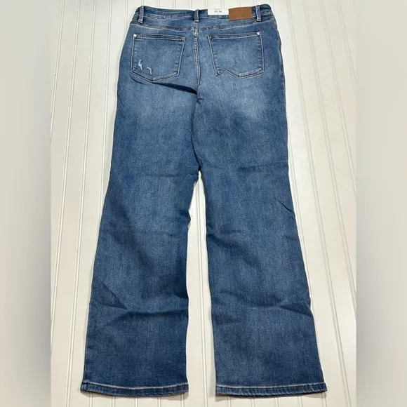 NWT Judy Blue High Rise Tummy Control 90's Straight Jeans size 15