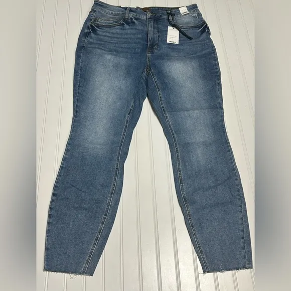 NWT Judy Blue High Rise Tummy Control Vintage Wash Skinny Jeans size 16W