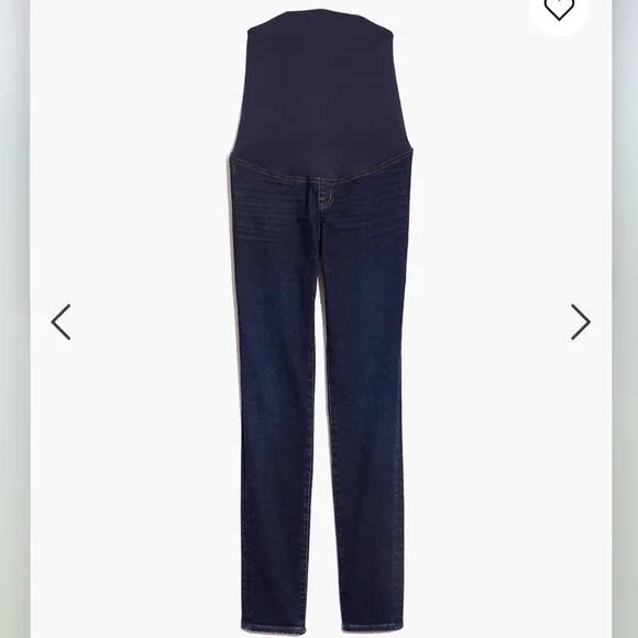 NWT Madewell Maternity Over-the-Belly Maternity Skinny Jeans Size 23