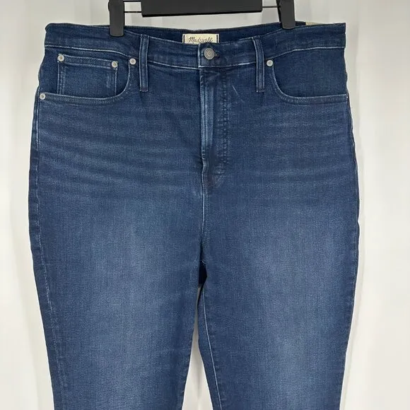 NWT Madewell The Perfect Vintage Tapered Jean Bensley Dark Wash Size 33