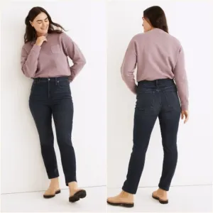 NWT Madewell The Perfect Vintage Tapered Jean Bensley Dark Wash Size 33