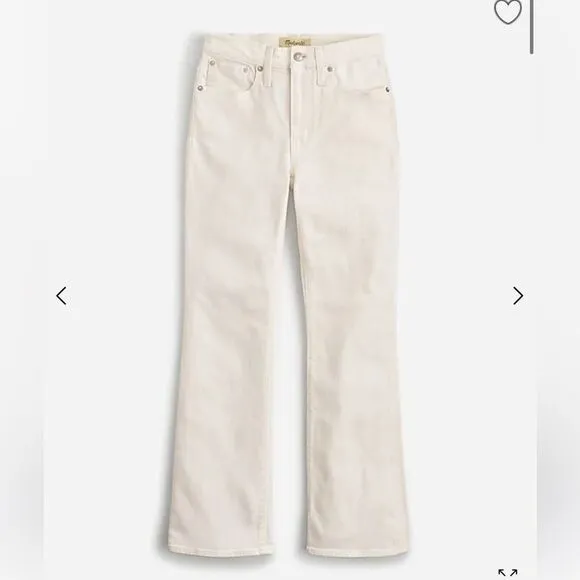 NWT Madewell Kick Out Crop Jeans