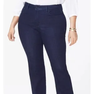 NWT NYDJ Slim Fitting Skinny Dark Wash Size 14