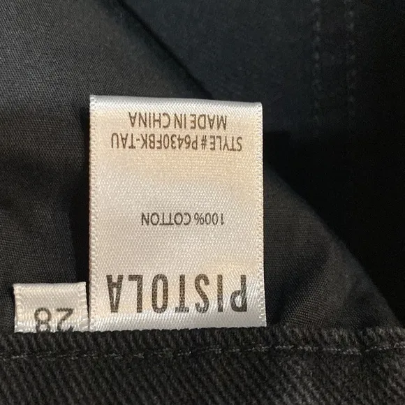 NWT! Pistola Womens Keaton High RiseSlim Denim Straight Leg Jeans Taurus, Sz 28