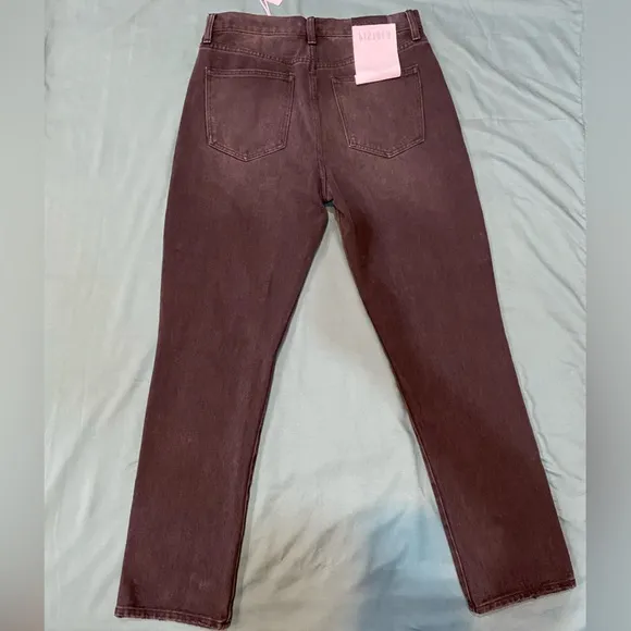 NWT! Pistola Womens Keaton High RiseSlim Denim Straight Leg Jeans Taurus, Sz 28