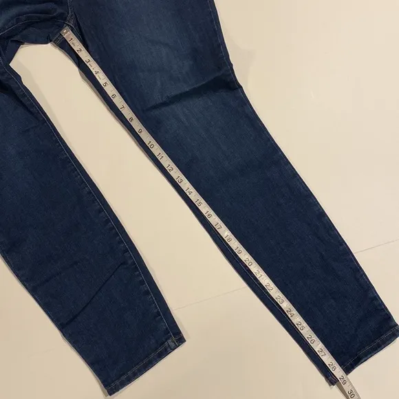 NYDJ SZ 12 Skinny Denim Blue Jeans Medium Wash New D30