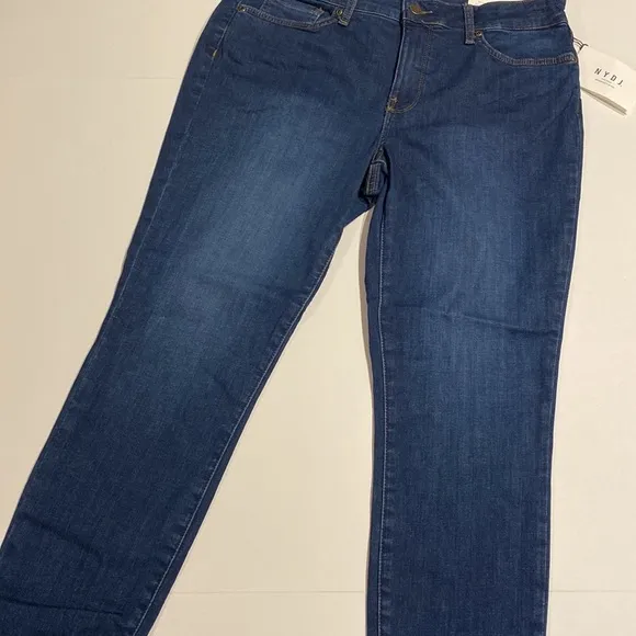 NYDJ SZ 12 Skinny Denim Blue Jeans Medium Wash New D30