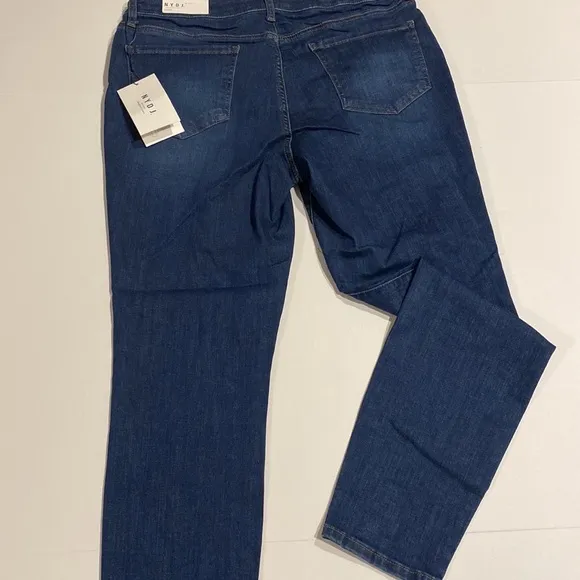 NYDJ SZ 12 Skinny Denim Blue Jeans Medium Wash New D30