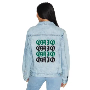 Ohio Bobcats Gothic Denim Jacket