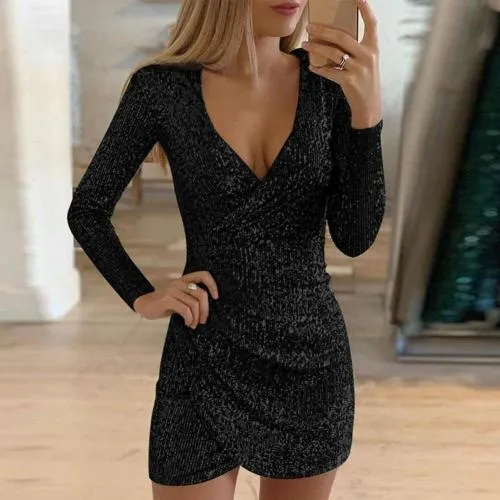 Olga® | Chic, shimmering mini party dress