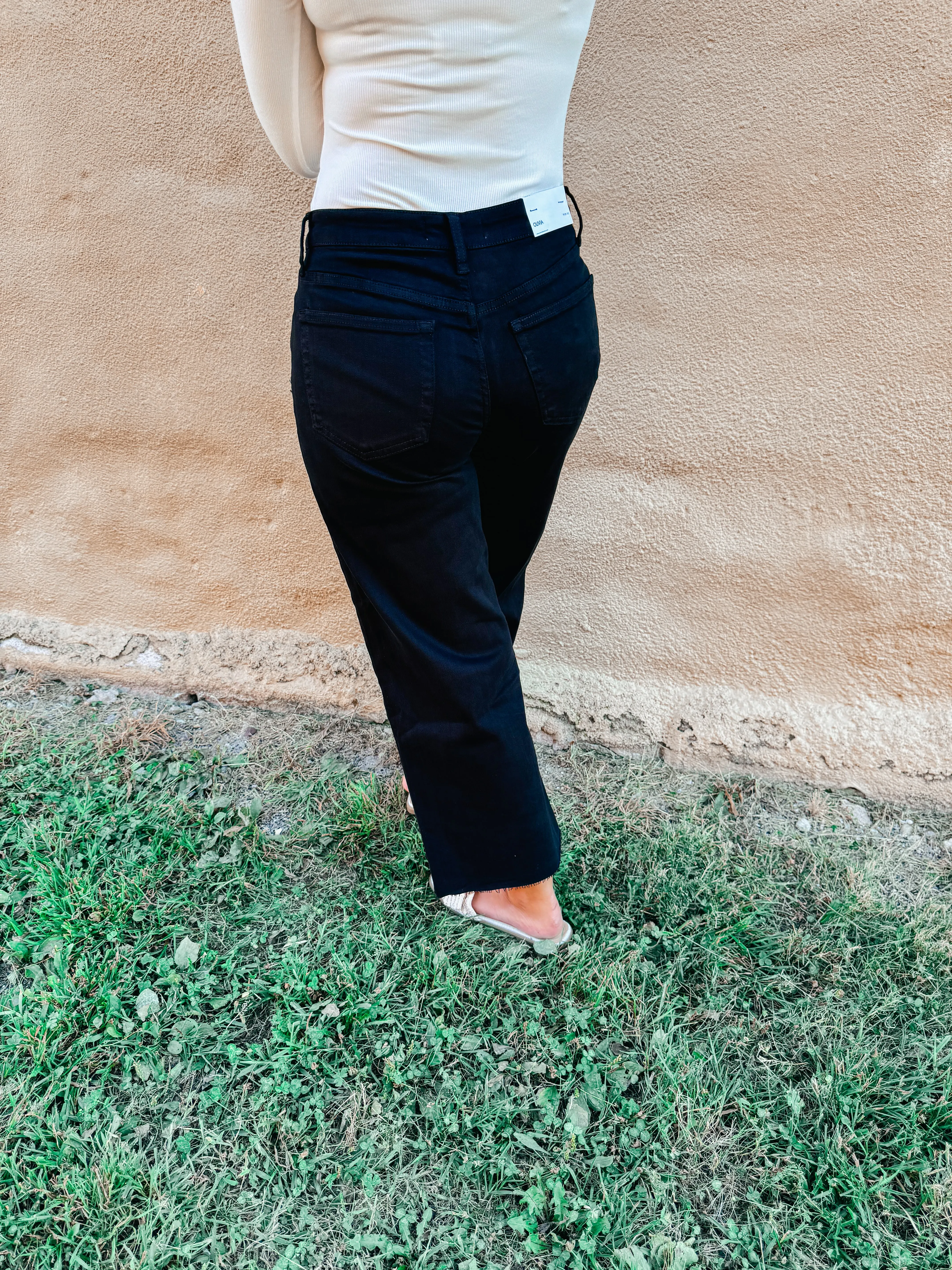Oliver- Cropped Wide Leg Jeans
