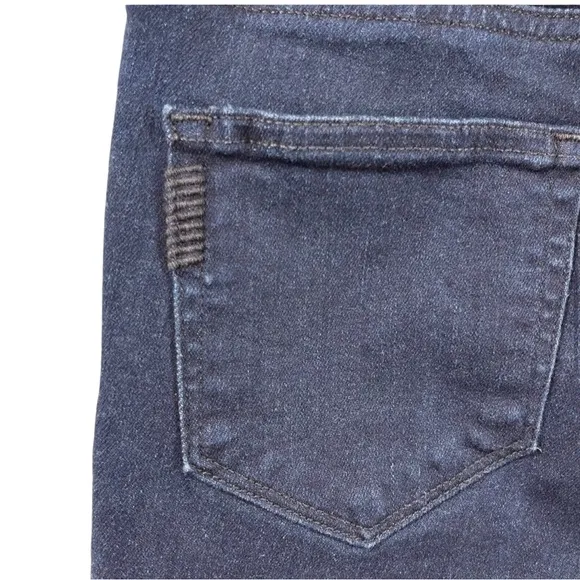 PAIGE Claudine Fidelity Indigo Mid Rise Ankle Cropped Flare Jeans 26