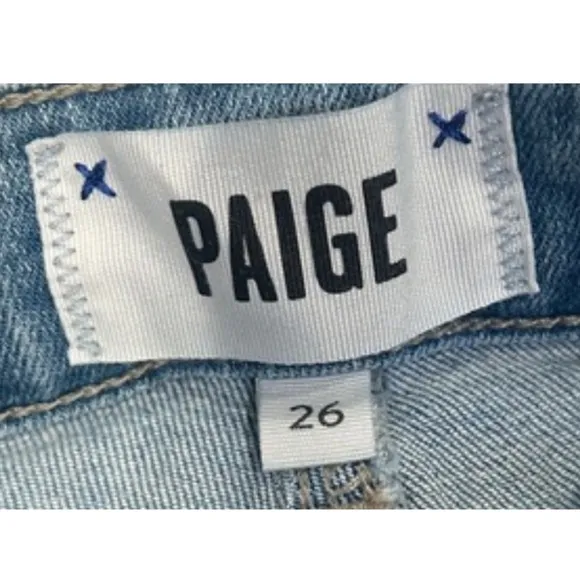 PAIGE Hoxton Ankle Jeans | Size 26 | Light Blue Wash