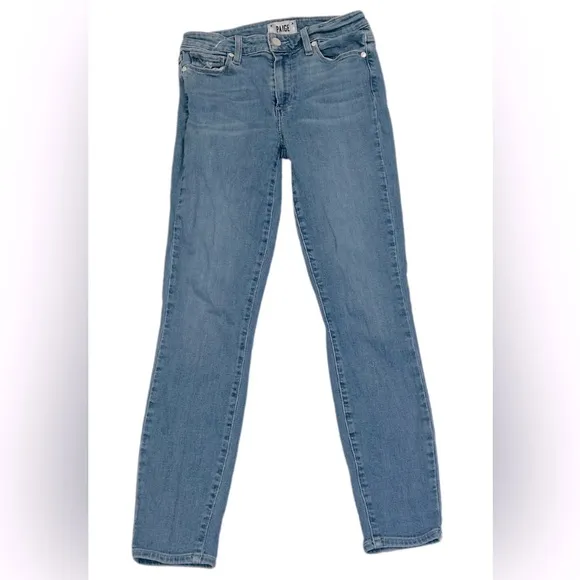 PAIGE Hoxton Ankle Jeans | Size 26 | Light Blue Wash