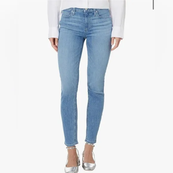 PAIGE Hoxton Ankle Jeans | Size 26 | Light Blue Wash