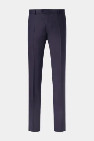 Pantalon classique flanelle - Marine