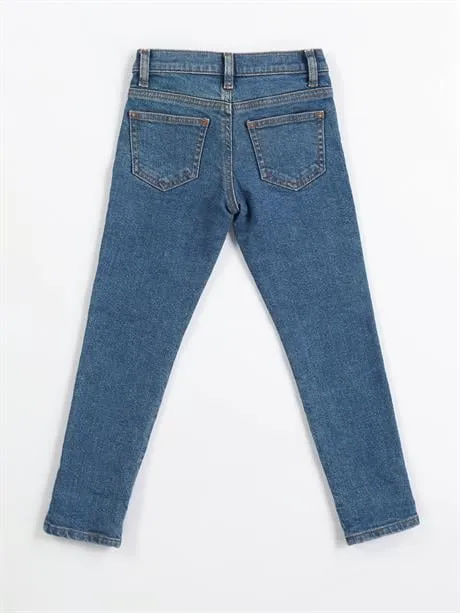 pantalon en denim pour fille chat noir