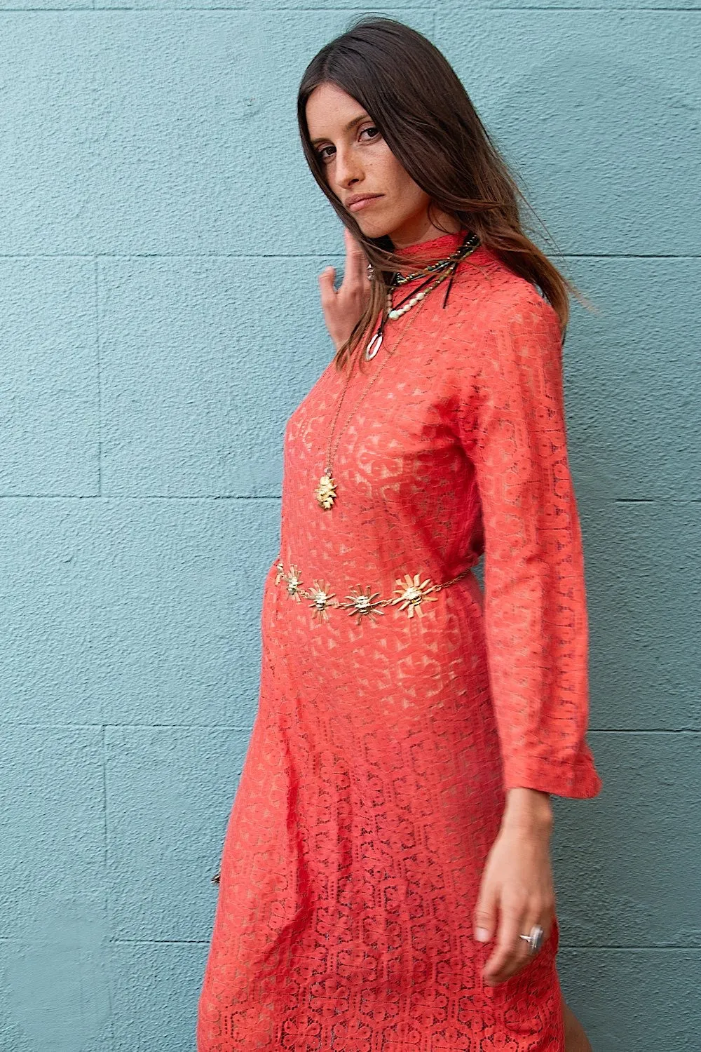 Peace In The Valley Lace Maxi Dress