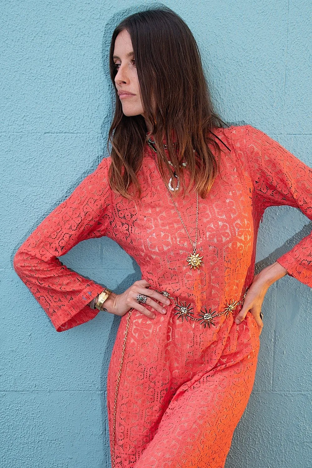 Peace In The Valley Lace Maxi Dress
