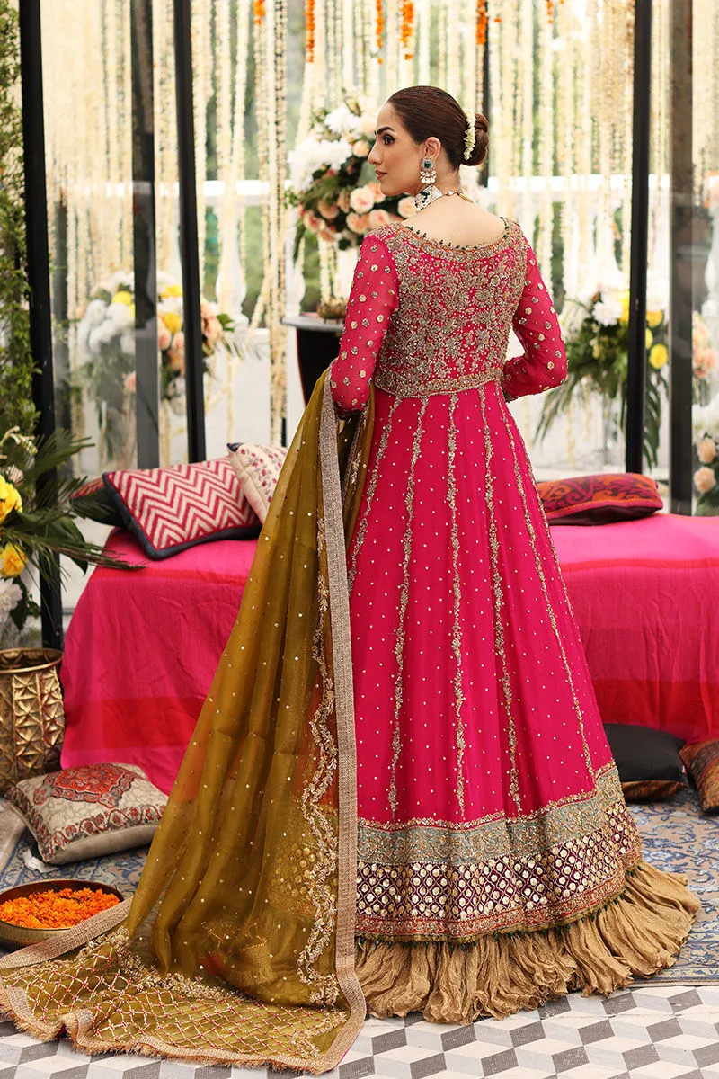 Pink and Orange Lehenga Online Pakistani Wedding Wear