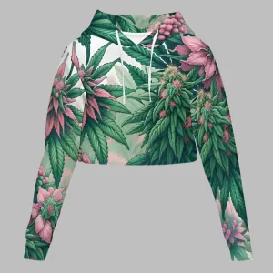 Pink Haze Cropped Hoodie