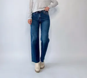Pleaser High Rise Wide Ankle Jean