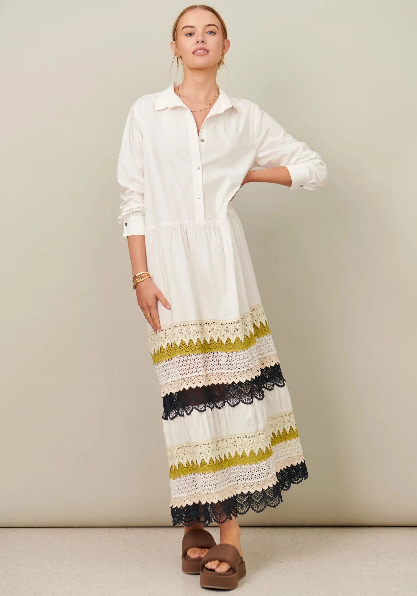 Pol Clothing - Camilla Maxi Dress – White