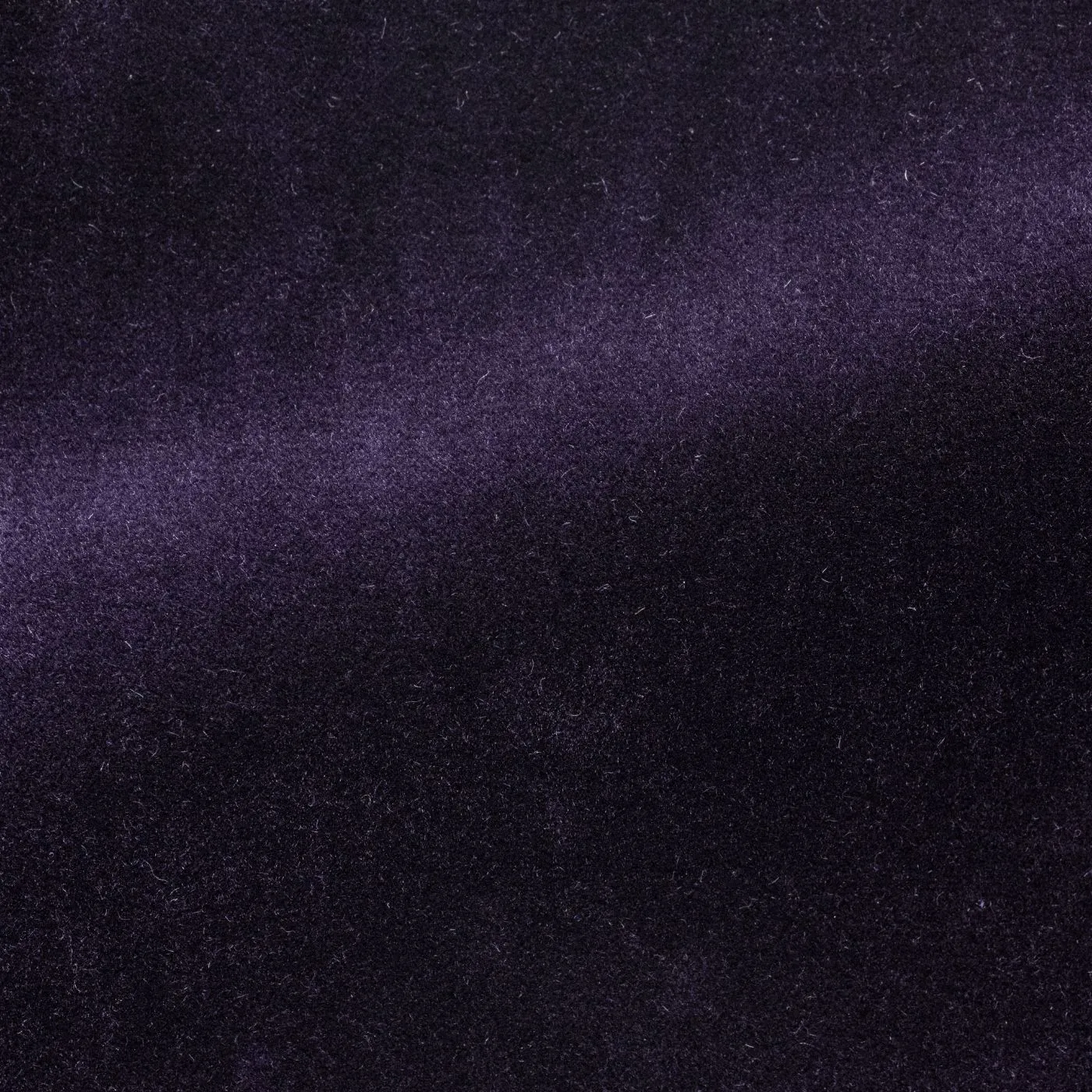 Pontoglio Dark Purple Stretch Cotton Velvet