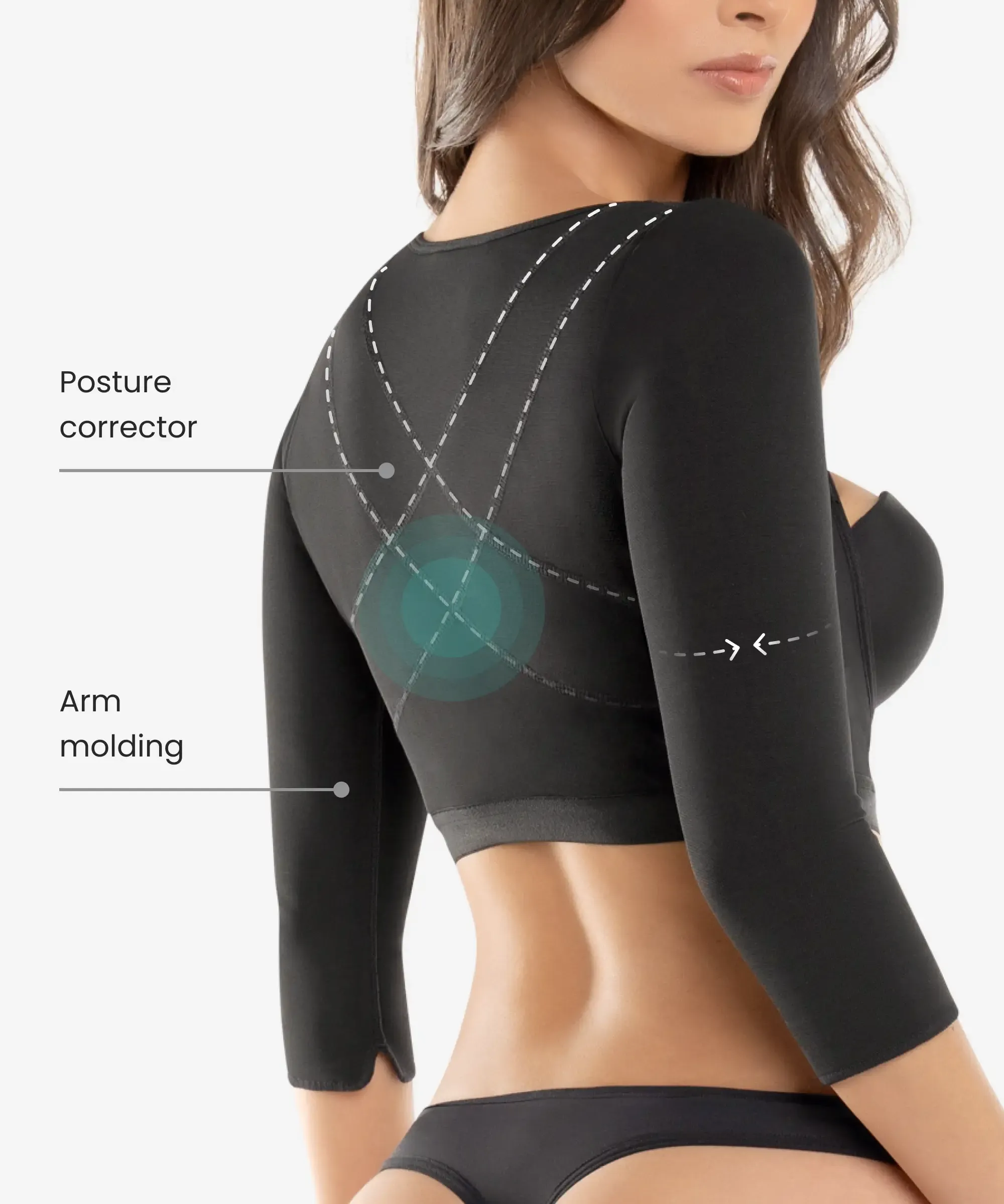 Posture & arm control push-up top - Style 470