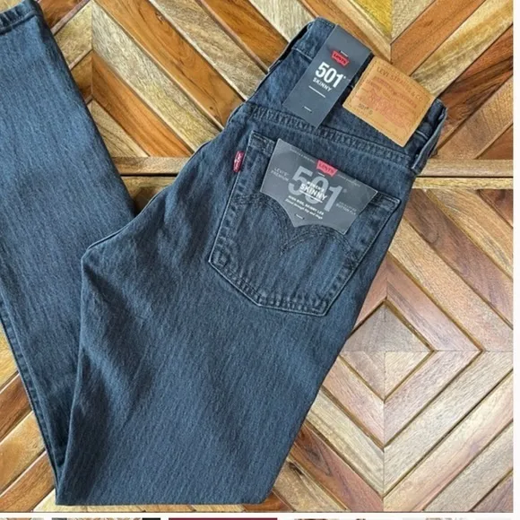 PREMIUM LEVIS 501 STRIPED SKINNY