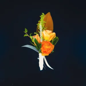 Prom Boutonniere "Golden Hour"