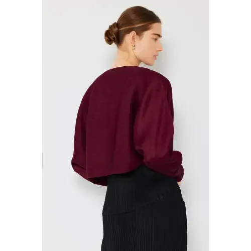 Puff Sleeve Cardigan