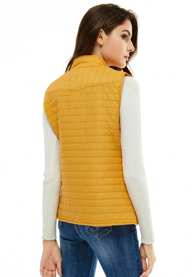 quilted vest jacket