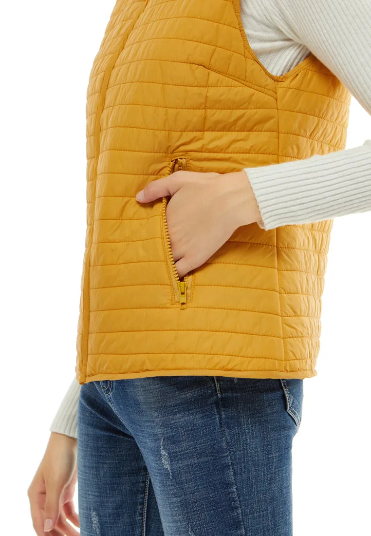 quilted vest jacket
