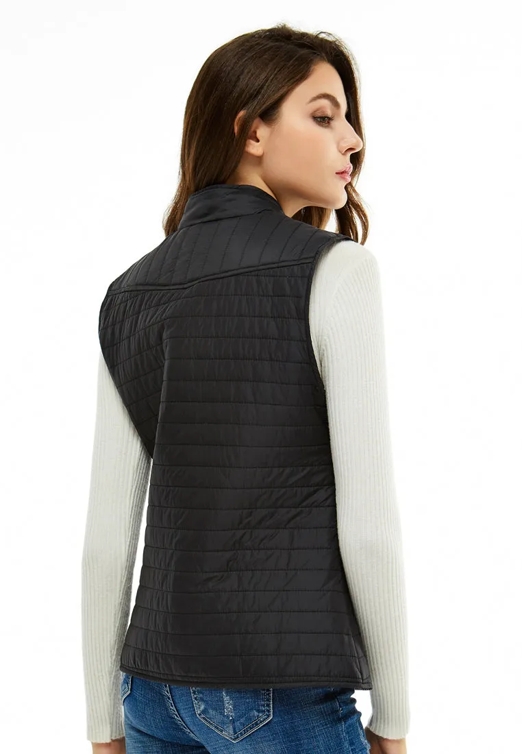 quilted vest jacket