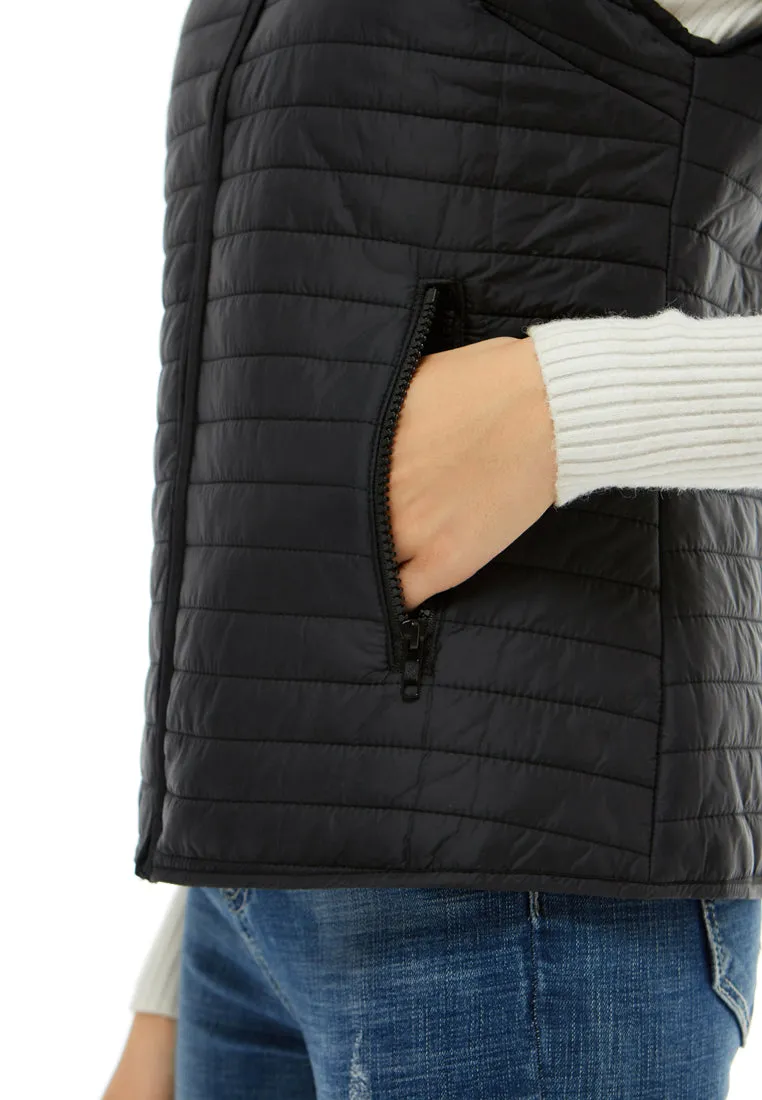 quilted vest jacket