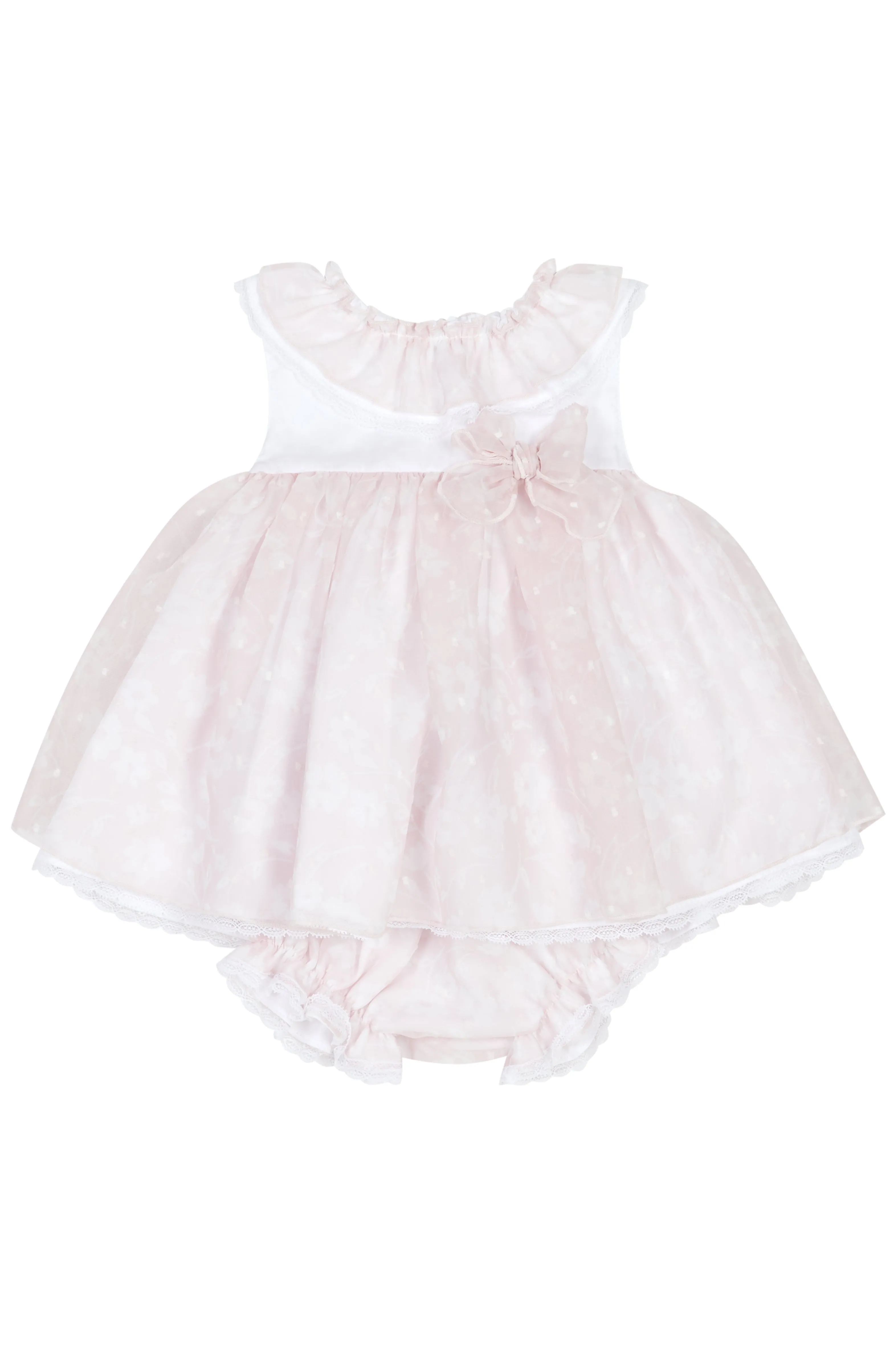 "Lily" Pale Pink Tulle Dress & Bloomers
