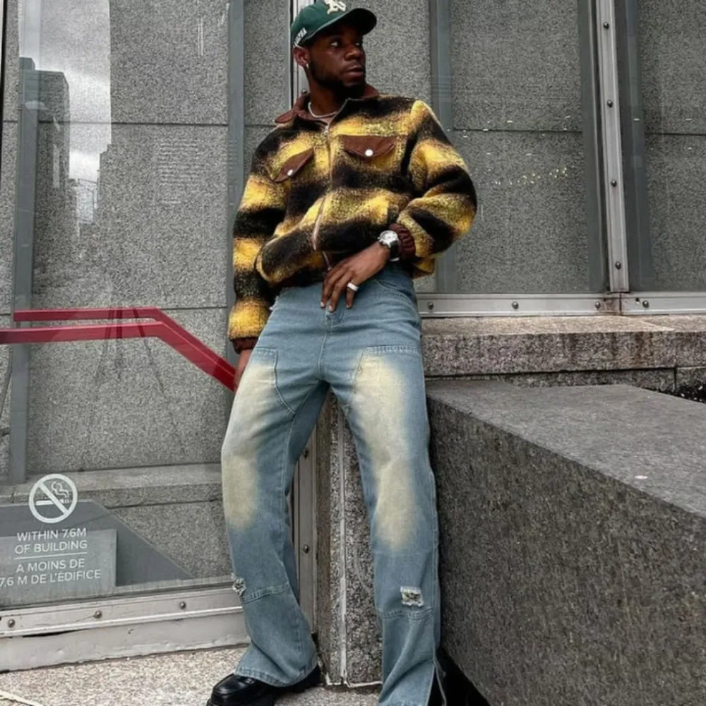 "Vintage Artistic Distressed Ripped" Jeans