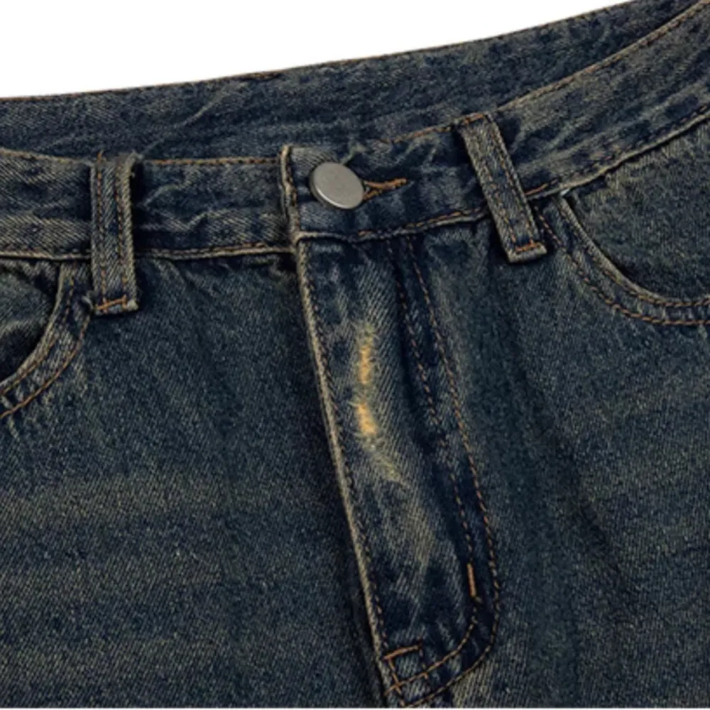 "Vintage Artistic Distressed Ripped" Jeans