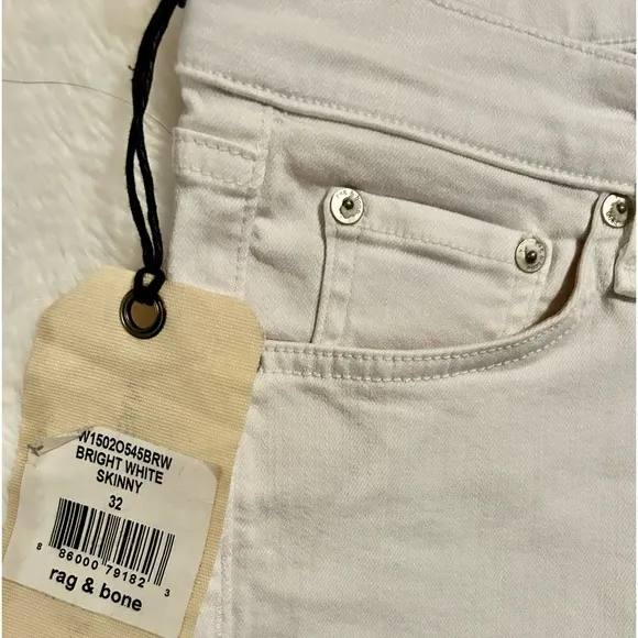 Rag &amp; Bone Bright White Skinny Jeans