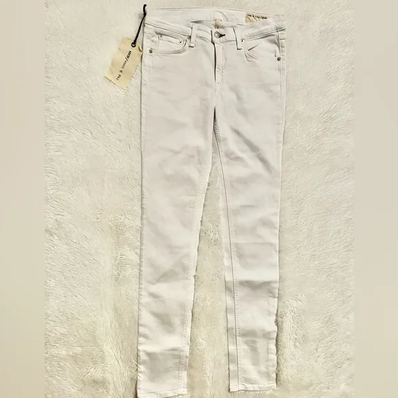 Rag &amp; Bone Bright White Skinny Jeans