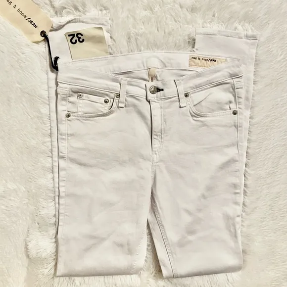Rag &amp; Bone Bright White Skinny Jeans