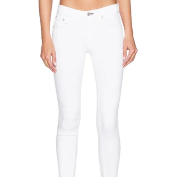 Rag &amp; Bone Bright White Skinny Jeans