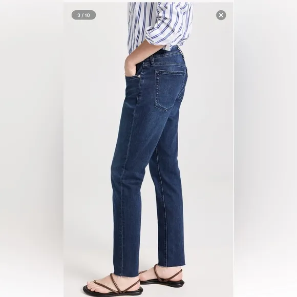 Rag &amp; Bone Dre Low Rise Slim Boyfriend Jeans - size 32