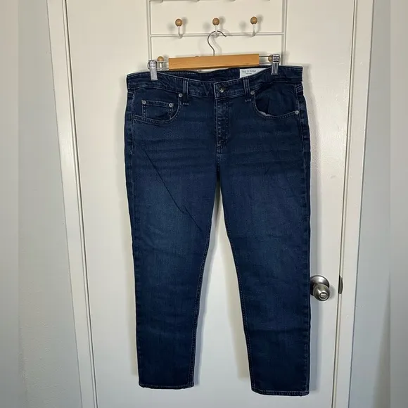 Rag &amp; Bone Dre Low Rise Slim Boyfriend Jeans - size 32
