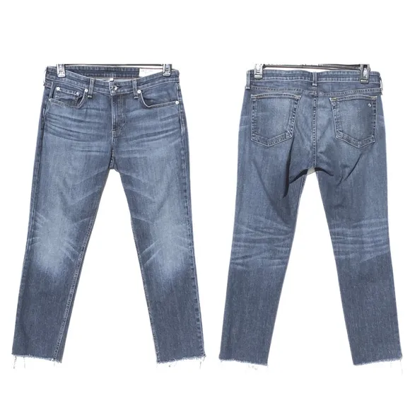 RAG &amp; BONE Women’s Dre Low-Rise Slim Boyfriend Jeans Mariposa Wash Size 28