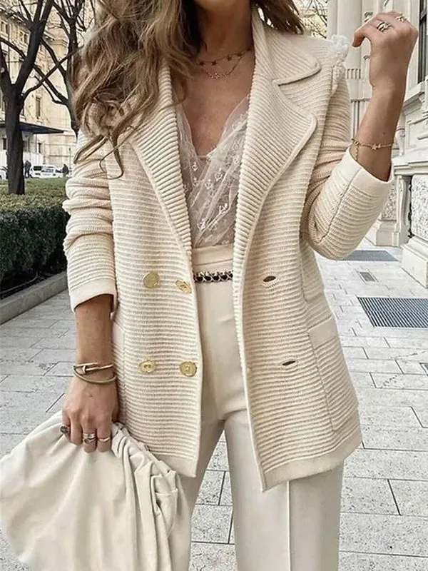 Rea - Groovy Langarm-Blazer in Uniform