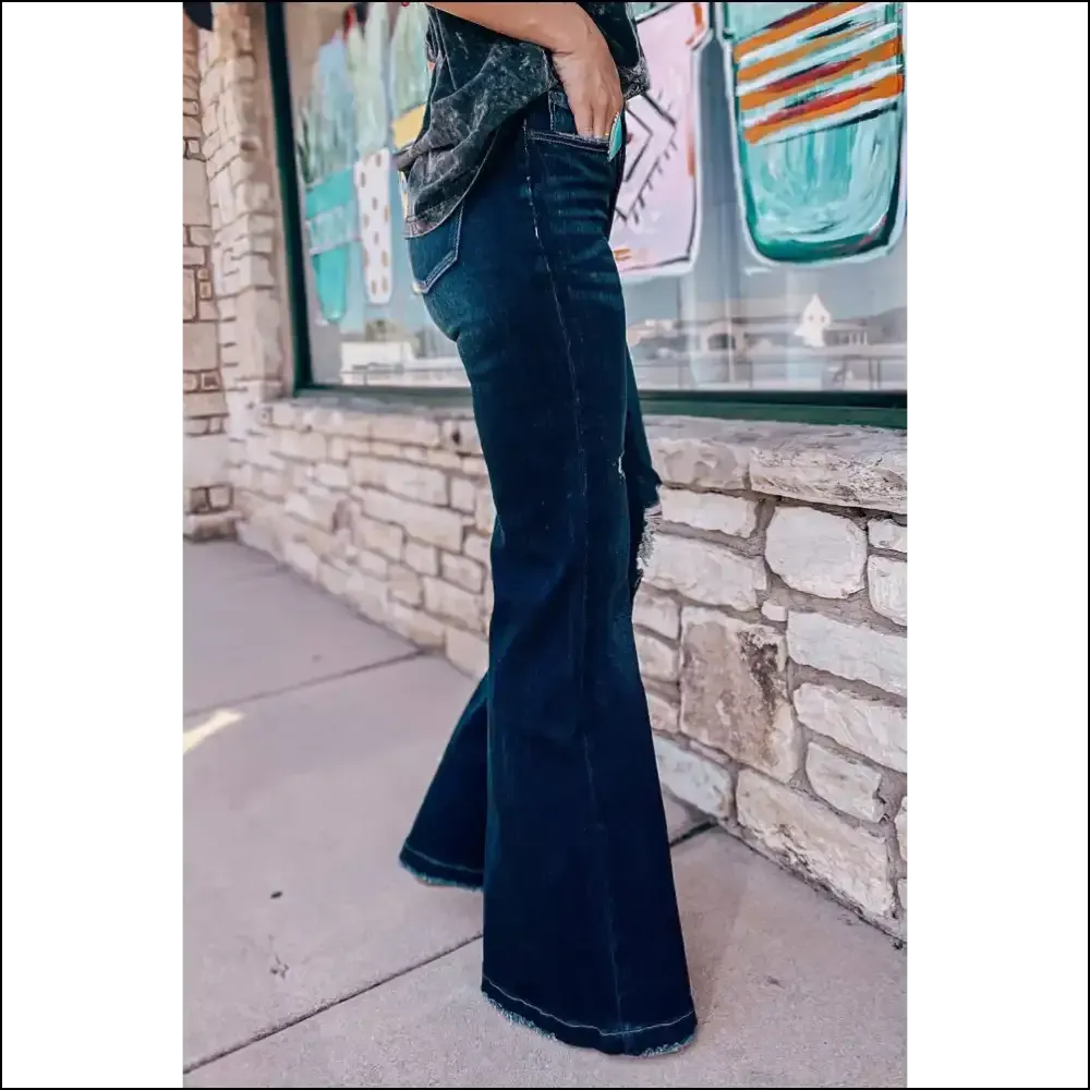 Real Teal High Rise Ripped Jeans: so Comfy, It's  Magical 👖✨ Needful Things