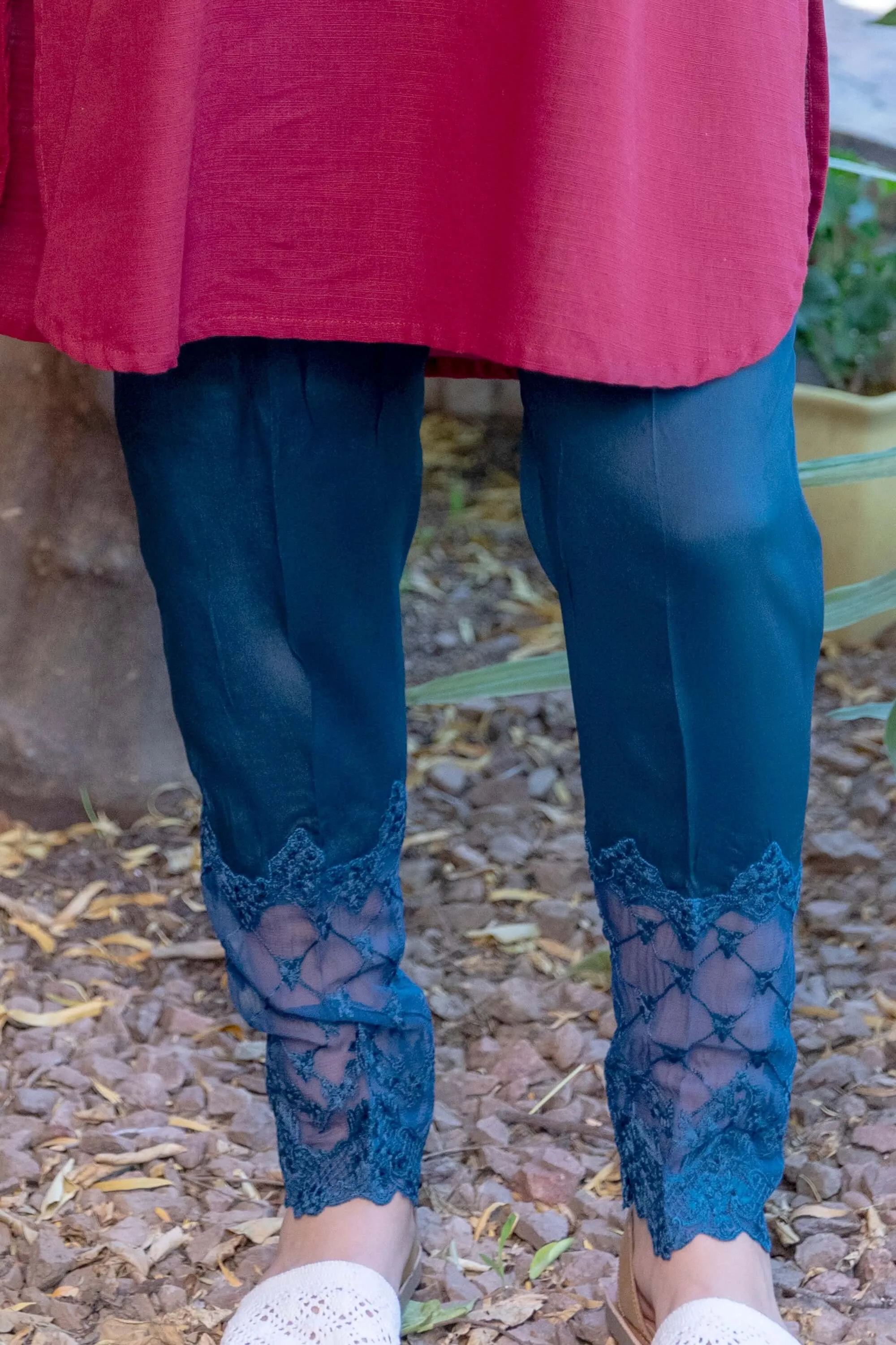 Red Cotton Kurti