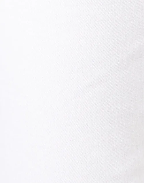 Relaxed Fit Slim White Jean